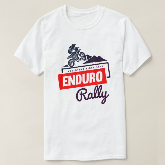 Vintages Motorradfahren T-Shirt (Design vorne)
