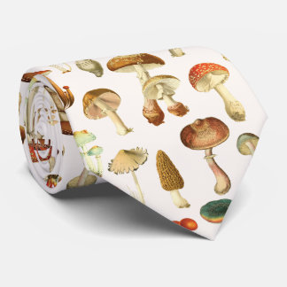 Vintages Mushroom Muster Krawatte