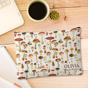 Vintages Mushroom Muster Zubehörtasche