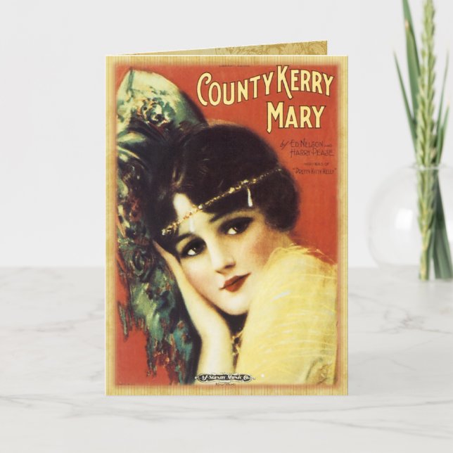 Vintages Musikblatt - Country Kerry Karte (Vorderseite)