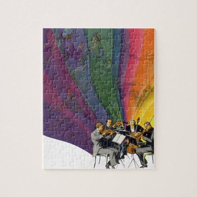 Vintages Musikrenbow, Viktorianisches Coupettanz (Vertikal)