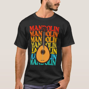 Vintages Musikzeicheninstrument Mandolin T-Shirt