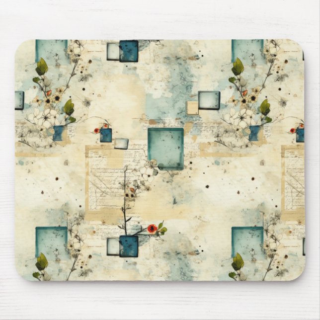 Vintages Muster (5) Mousepad (Vorne)