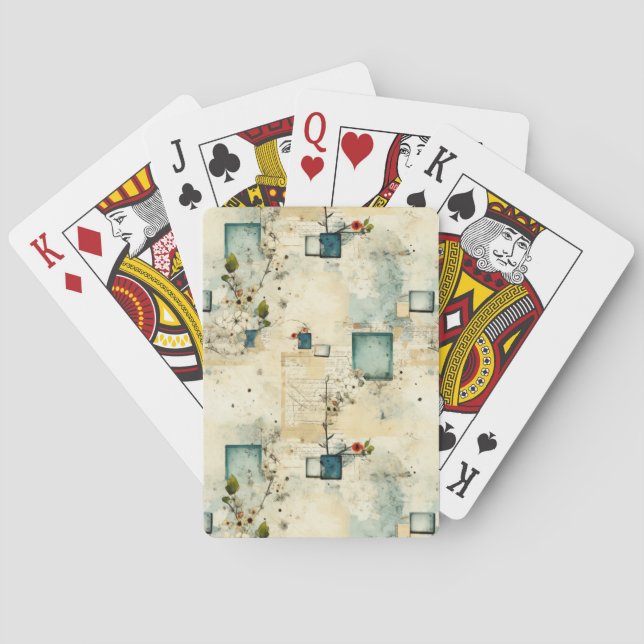 Vintages Muster (5) Spielkarten (Rückseite)