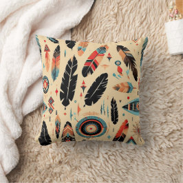 Vintages Muster amerikanischer Ethnic Art Kissen