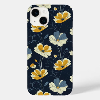 Vintages Muster, elegantes Blumendesign Case-Mate iPhone 14 Hülle