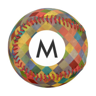 Vintages Muster. Geometrisch. Baseball