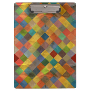 Vintages Muster. Geometrisch Klemmbrett