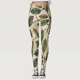 Vintages Muster im Camouflage-Stil Leggings