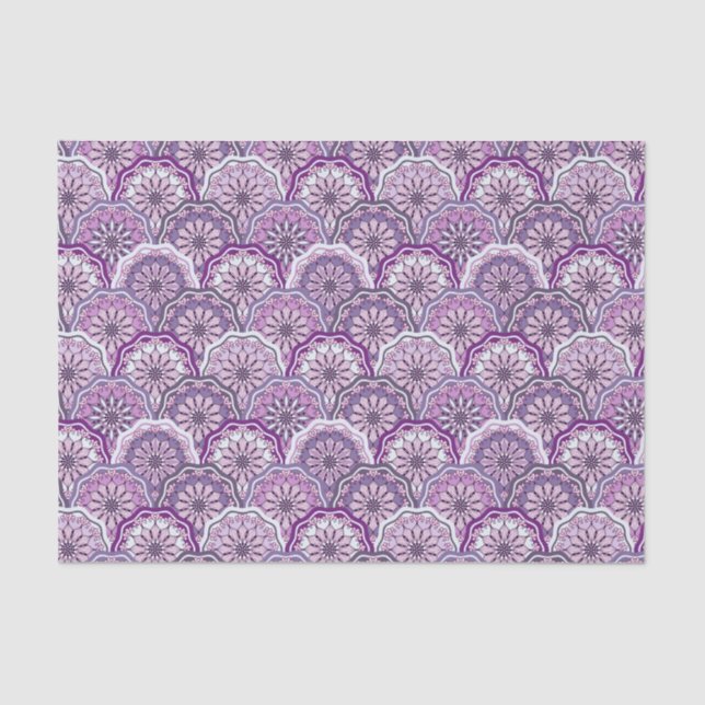 Vintages Muster Seidenpapier (Vorderseite)