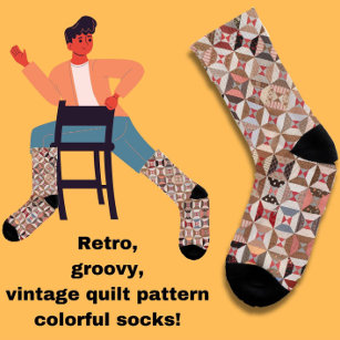 Vintages Muster Socken