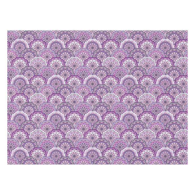 Vintages Muster Tischdecke (Vorderseite (Horizontal))