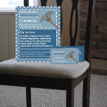 Vintages Muster und Duster, Haushälterin, Haushalt Flyer<br><div class="desc">Vintages Muster & Duster, Housekeeper, Zimmermädchen Werbung Flyer von The Business Card Store.</div>