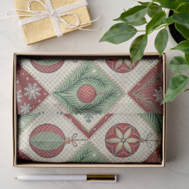 Vintages Muster - Weihnachtsmuster Seidenpapier