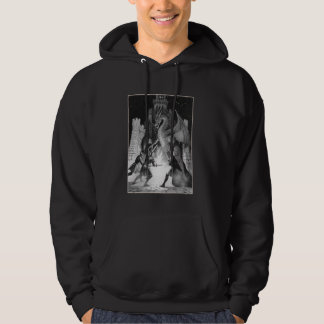 Vintages mythisches Mittelalter Burg Ritter und Dr Hoodie