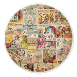 Vintages Nähmuster Keramikknauf