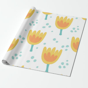Vintages nahtloses Muster, niedliche Blume Muster7 Geschenkpapier