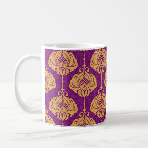Vintages, nahtloses Staubmuster Kaffeetasse