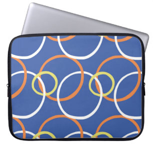 Vintages nahtloses Texturhintergrundmuster. Hand  Laptopschutzhülle