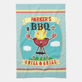 Vintages Name-Grill GRILLEN Tuch