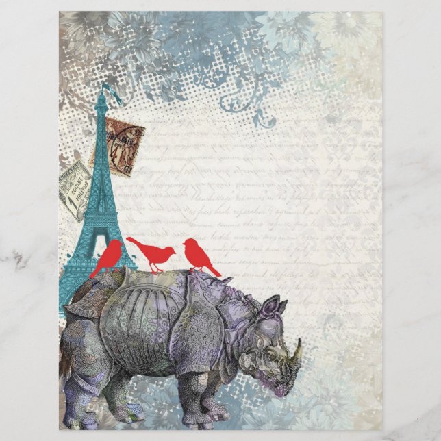 Vintages Nashorn (Vorderseite)
