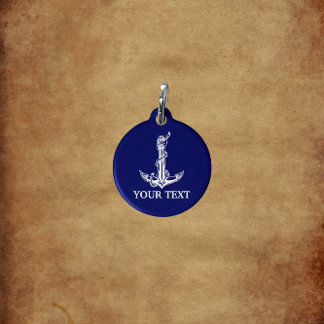 Vintages Nautical Anchor Rope Haustiermarke