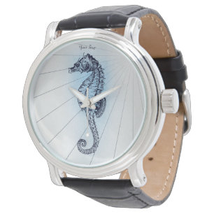 Vintages nautisches Seepferd Armbanduhr