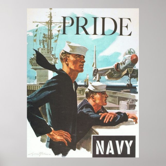 Vintages Navy-Prix-Poster Poster (Vorne)