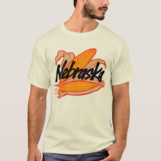 Vintages Nebraska-Mais-Shirt T-Shirt (Vorderseite)