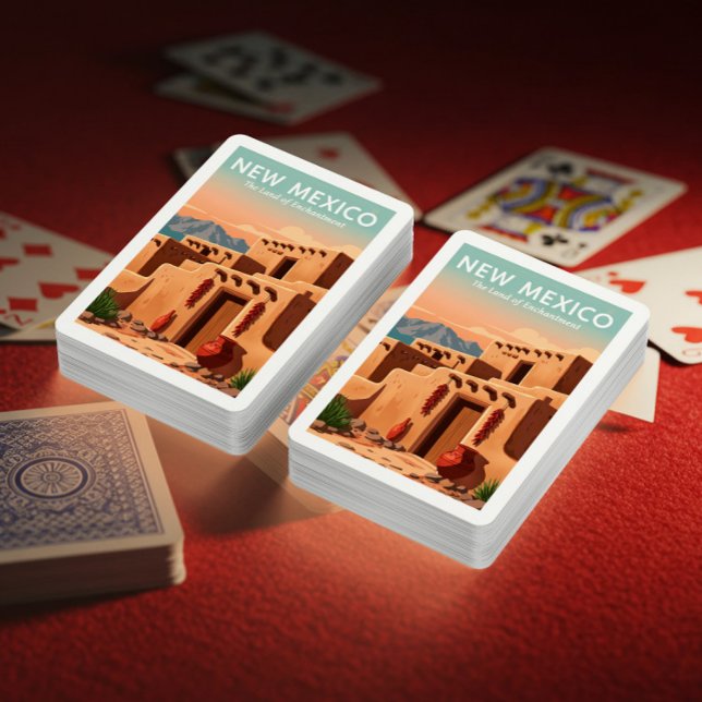 Vintages neues Mexiko Spielkarten (Von Creator hochgeladen)