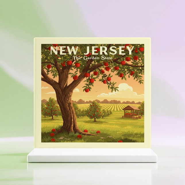 Vintages New Jersey Fliese (Von Creator hochgeladen)