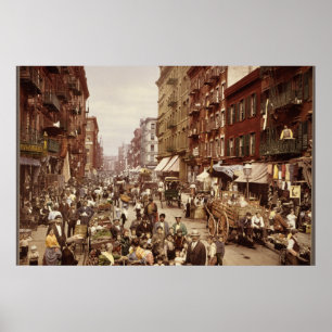 Vintages New York 1890 Poster