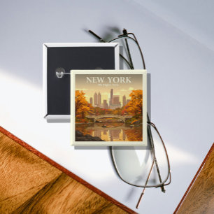 Vintages New York Button