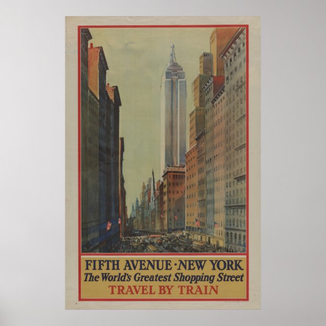 Vintages New York City Poster (Vorne)