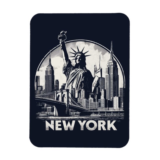 Vintages New York Magnet (Vertikal)