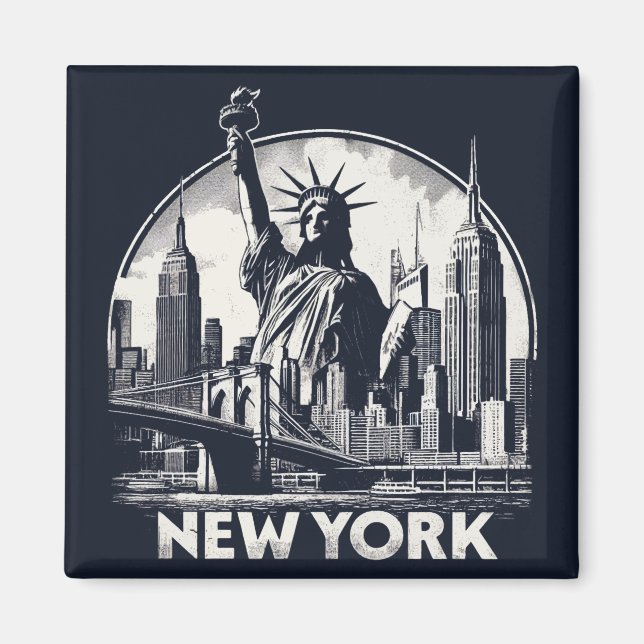 Vintages New York Magnet (Vorne)