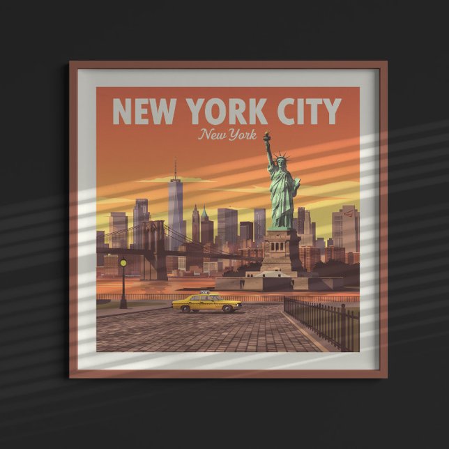 Vintages New York Poster (Von Creator hochgeladen)