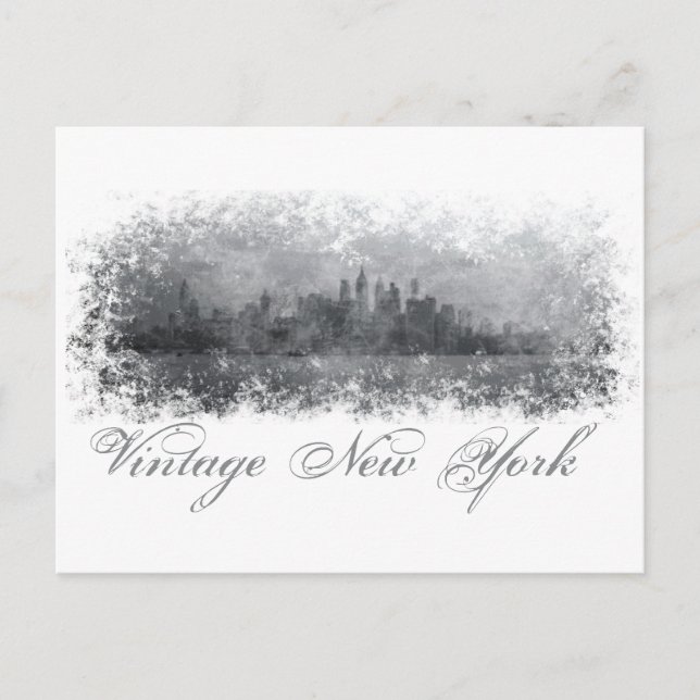 Vintages New York Postkarte (Vorderseite)