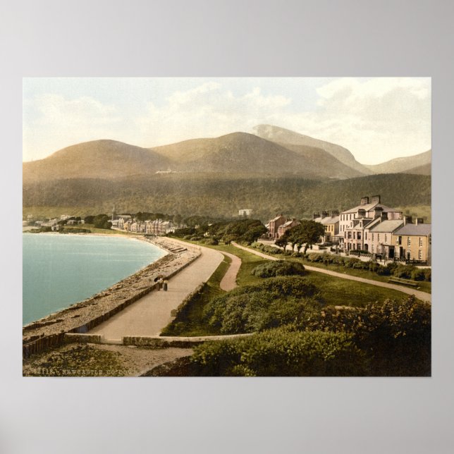 Vintages Newcastle, Landkreis runter Poster (Vorne)