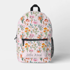 Vintages niedliches Peelingrucksack Bedruckter Rucksack