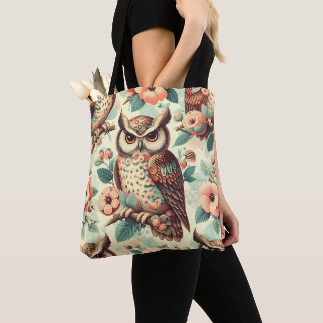 Vintages Niedliches Schälmuster Tasche (Von Nahem)