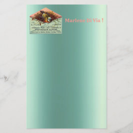 Vintages Nisttierfutter Briefpapier