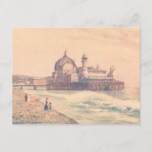 Vintages Nizza Postkarte