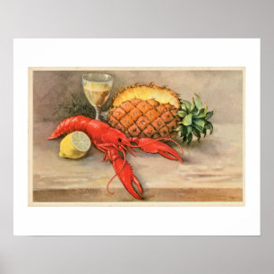 Vintages noch Leben Poster