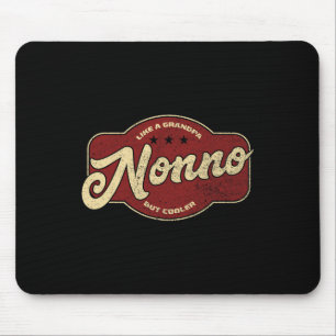 Vintages Nonno wie ein Opa, aber Cooler - italieni Mousepad