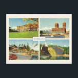 Vintages Norwegen, Oslo, Multiview Postkarte<br><div class="desc">Vintages Norwegen,  Oslo,  Multiview</div>