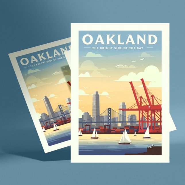 Vintages Oakland Kalifornien Postkarte (Von Creator hochgeladen)