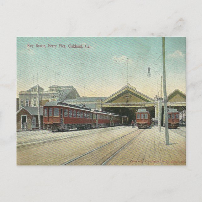 Vintages Oakland Kalifornien Postkarte (Vorderseite)