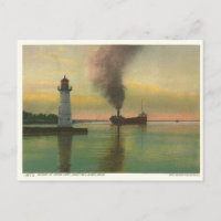 Vintages Oberlicht (Leuchtturm)