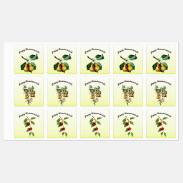 Vintages Obst Personalisiert Etiketten